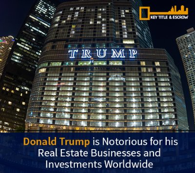 Picture of Trump Tower. President Trump is a Business Man will his Policies Affect Florida's Real Estate Market?