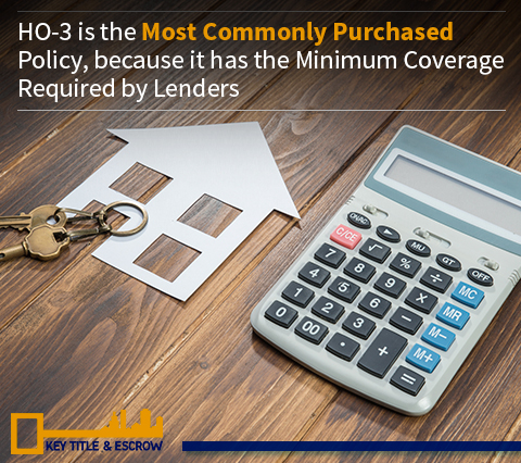 HO-3 Is the Most Commonly Bought Homeowner's Insurance Policy in Florida Because It Has the Minimum Coverage Required by Lenders Picture Of a Florida Home's Keys