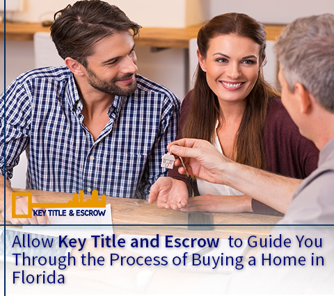 Picture of a Couple Closing on Their New House in Florida With the Help of Key Title and Escrow
