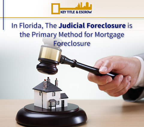 In Florida, The Judicial Foreclosure is the Primary Method for Mortgage Foreclosure. For More Information Contact a Miami Title and Escrow Company Picture of a Judicial Foreclosure