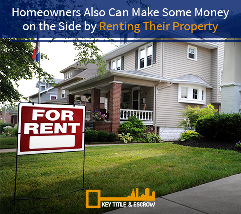 Homeowners Can Also Make Money by Renting Their Property Picture of a Rented Home
