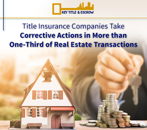 Title Insurance Companies Take Corrective Actions in More than One Third of Real Estate Transactions Picture of a Home with Title Insurance